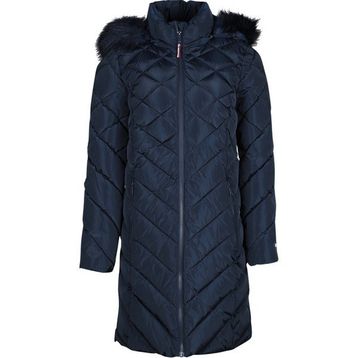 Tommy Hilfiger TW2MP186-NVY Lacivert Kadın Mont