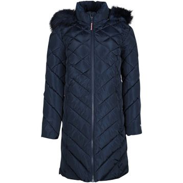 Tommy Hilfiger TW2MP186-NVY Lacivert Kadın Mont