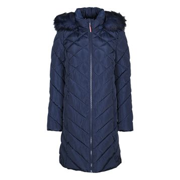 Tommy Hilfiger TW2MP186-NVY Lacivert Kadın Mont