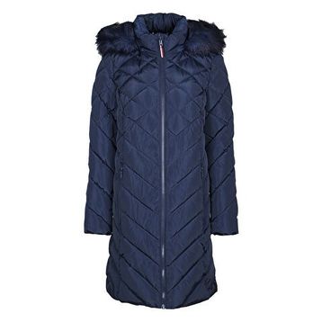 Tommy Hilfiger TW2MP186-NVY Lacivert Kadın Mont