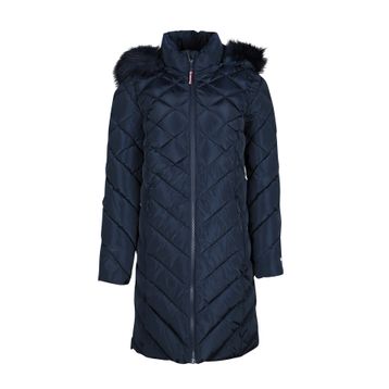 Tommy Hilfiger TW2MP186-NVY Lacivert Kadın Mont