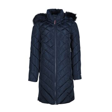 Tommy Hilfiger TW2MP186-NVY Lacivert Kadın Mont