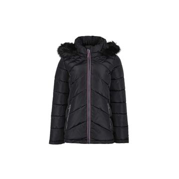 Tommy Hilfiger TW2MP918-BLK Siyah Kapüşonlu Kadın Mont