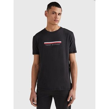 Tommy Hilfiger UM0UM02348-BDS Siyah Erkek T-shirt