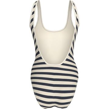 Tommy Hilfiger Uw0Uw05894 One Pıece Kadın Beyaz Mayo