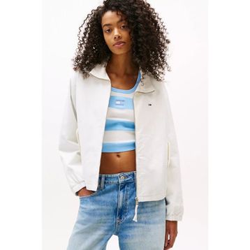 Tommy Jeans DW0DW20526 Beyaz Kadın Mont