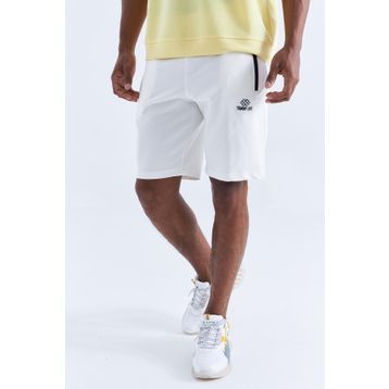 Tommy Life 81136 Ekru Gizli Fermuar Arka Cepli Bağcıklı Standart Erkek Kalıp Şort