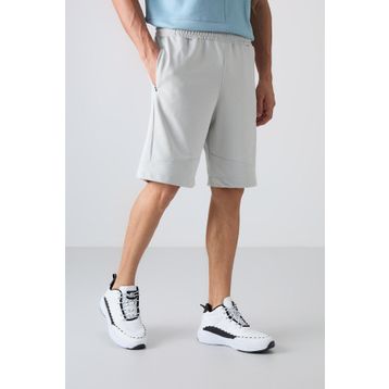 Tommy Life 81265 Taş Pamuklu Kalın Yumuşak Dokulu Comfort Fit Baskılı Erkek Şort