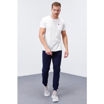 Tommy Life 84343 Fermuar Cepli Dar Kalıp Jogger İndigo Erkek Eşofman Altı