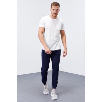 Tommy Life 84343 Fermuar Cepli Dar Kalıp Jogger İndigo Erkek Eşofman Altı