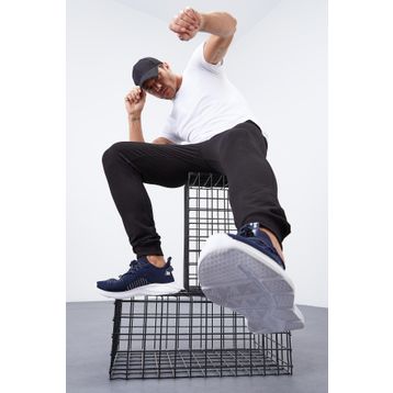 Tommy Life 84652 Klasik Cepli Standart Kalıp Manşetli Siyah Erkek Eşofman Altı