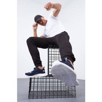 Tommy Life 84652 Klasik Cepli Standart Kalıp Manşetli Siyah Erkek Eşofman Altı