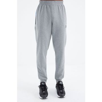 Tommy Life 84991 Gri Melanj Baskı Detaylı Bağcıklı Rahat Kalıp Erkek Eşofman Alt