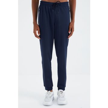 Tommy Life 84993 Indigo Bağcıklı Cep Detaylı Rahat Kalıp Erkek Eşofman Alt