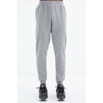 Tommy Life 84994 Gri Melanj Bağcıklı Ön Dikiş Detaylı Standart Kalıp Erkek Eşofman Altı