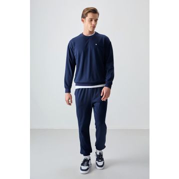 Tommy Life 85120 İndigo Oversize Erkek Eşofman Takımı