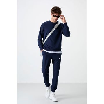 Tommy Life 85120 İndigo Oversize Erkek Eşofman Takımı