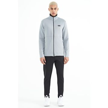 Tommy Life 85199 Bran Gri - Siyah Scuba Kumaş Erkek Eşofman Takım