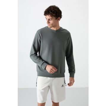 Tommy Life 88053 Çağla Basic O Yaka Rahat Form Erkek Sweatshirt