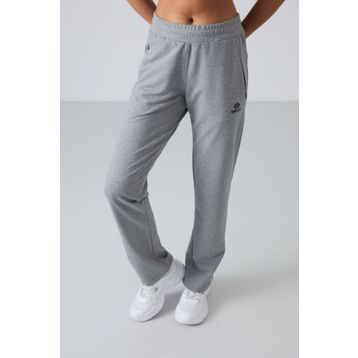Tommy Life 94148 Gri Melanj Gizli Fermuar Cepli Rahat Form Klasik Paça Kadın Eşofman Altı