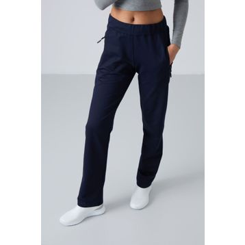 Tommy Life 94195 Fermuar Cepli Rahat Form Klasik Paça İndigo Kadın Eşofman Altı