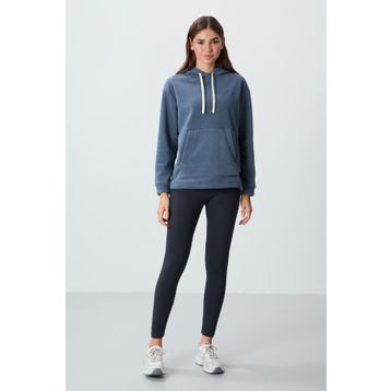Tommy Life 94577 Antrasit Kadın Yüksek Bel Termal Slim Fit Dar Paça Tayt
