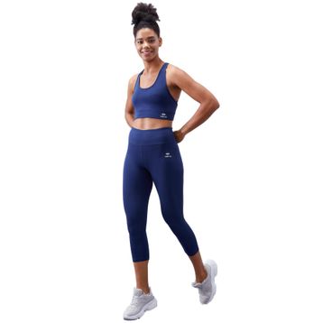 Tommy Life 95283 Yüksek Bel Toparlayıcı Çapraz Sırt Detaylı Slim Fit İndigo Kadın Tayt Takım