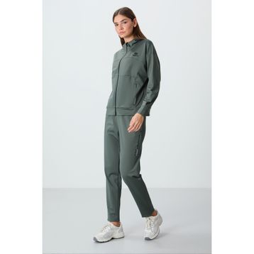 Tommy Life 95306 Kapüşonlu Gizli Cep Detaylı Standart Kalıp Çağla Kadın Eşofman Takımı