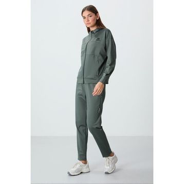 Tommy Life 95306 Kapüşonlu Gizli Cep Detaylı Standart Kalıp Çağla Kadın Eşofman Takımı