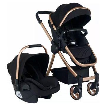 Tommybaby Toranto TRN-484 Travel Sistem Bebek Arabası +puset gold-siyah