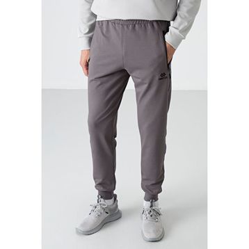 Tommylife 84587 Siyah Air Baskılı Fermuar Cepli Standart Kalıp Jogger Erkek Eşofman Altı