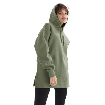 Tommylife 97242 Siyah Reglan Kol Basic Kapüşonlu Oversize Tunik