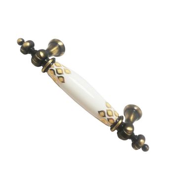 Tomurcuk Antik Sarı 128 mm Mobilya Kulpu