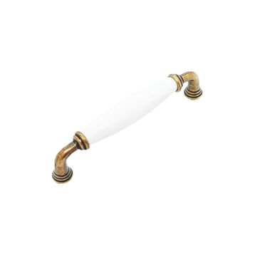 Tomurcuk Antik Sarı 128 mm Mobilya Kulpu