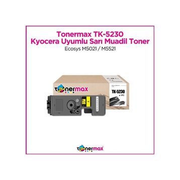 Tonermax Kyocera TK-5230 Ecosys M5021 / M5521 Sarı Muadil Toner