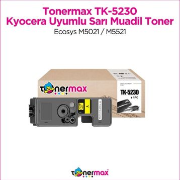 Tonermax Kyocera TK-5230 Ecosys M5021 / M5521 Sarı Muadil Toner