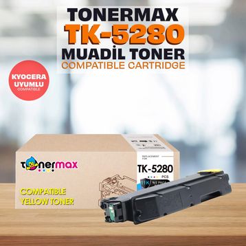 Tonermax Kyocera Tk 5280 Ecosys M6235cidn M6635cidn P6235cdn Sarı Muadil Toner