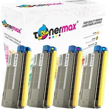 Tonermax Oki C710 C711 Muadil Toner Set