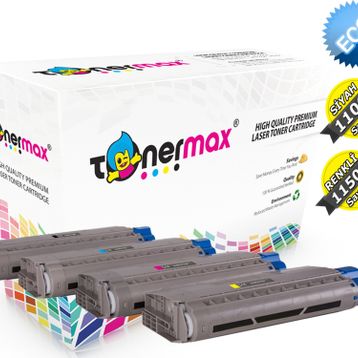Tonermax Oki C712 Muadil Toner Set