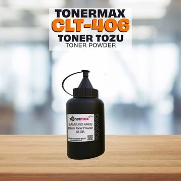 Tonermax Samsung CLT-K406S / CLP360 /CLP365 / CLX3300/ 3305/ C410/ C460 Uyumlu 68 gr Siyah Toner Tozu