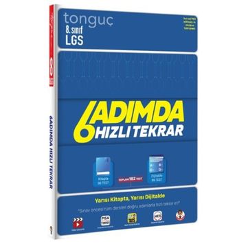 Tonguç 8.Sınıf LGS 6 Adımda Hızlı Tekrar Konu Anlatımı