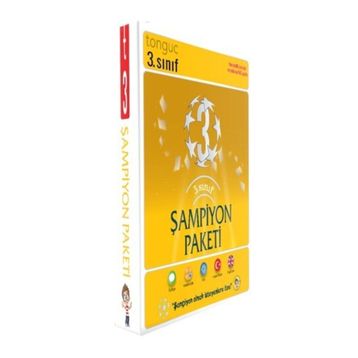 Tonguç Akademi 3 Kitap 3. Sınıf Şampiyon Paketi