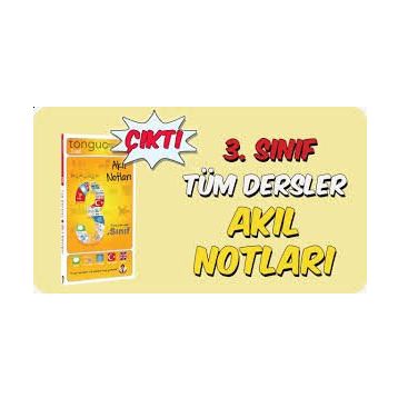Tonguç Akademi 3. Sınıf Akıl Notları