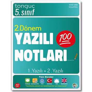 Tonguç Akademi 5. Sınıf Yazılı Notları 2. Dönem 1 ve 2. Yazılı 2022