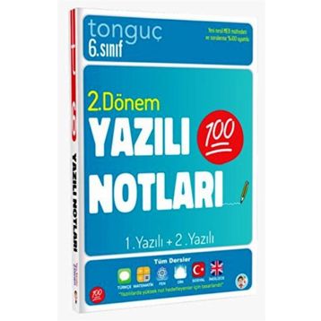 Tonguç Akademi 6. Sınıf Yazılı Notları 2. Dönem 1 ve 2. Yazılı 2022