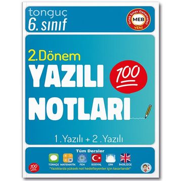Tonguç Akademi 6. Sınıf Yazılı Notları 2. Dönem 1 ve 2. Yazılı 2022