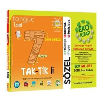 Tonguç Akademi 7.Sınıf Sözel Eko Taktikli Soru Bankası