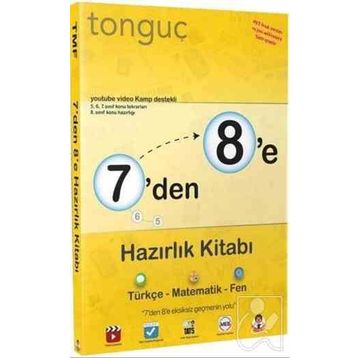 Tonguç Akademi 7'den 8'e Hazırlık Kitabı