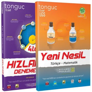 Tonguç Akademi 8. Sınıf LGS Hızlanma Programı Set