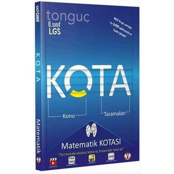 Tonguç Akademi 8. Sınıf LGS Kota Konu Taramaları Matematik Kotası